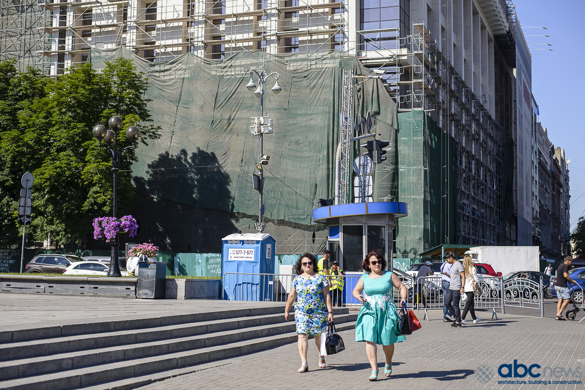 Как выглядит обновленный фасад  Дома профсоюзов в Киеве (Фото)