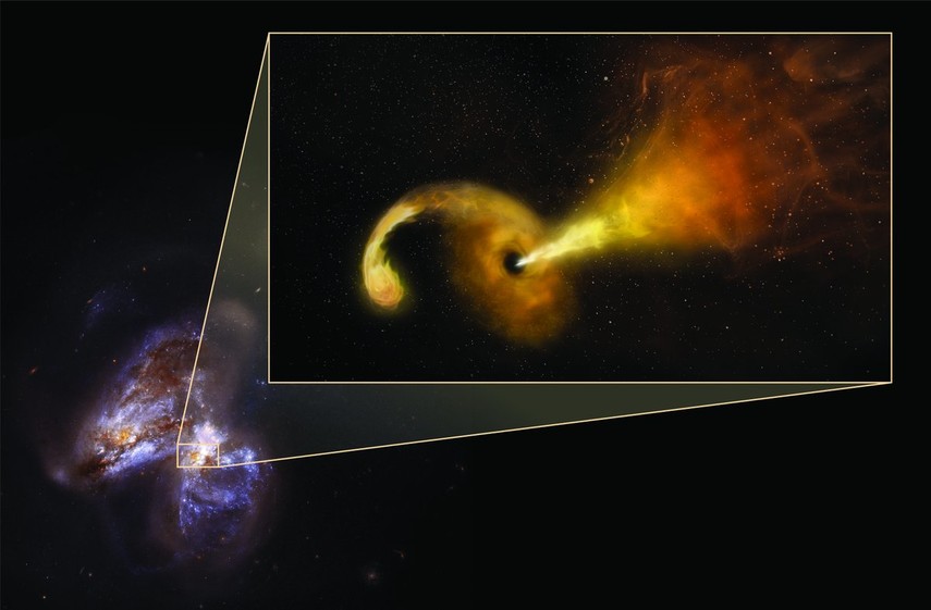 Астрономы впервые зафиксировали как черная дыра разрывает звезду