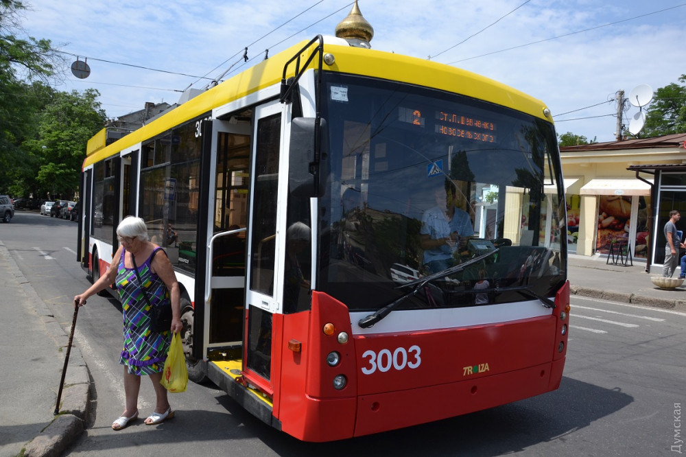 В Одессе появились новые белорусские троллейбусы (Фото)