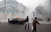 В Киеве из-за прорыва трубы кипятком залита центральная улица