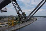 На Подольском мосту начали новый этап работ