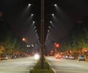 В двух районах столицы построят сеть наружного освещения