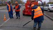 В Киеве ремонтируют дороги по американской технологии