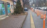 На улице Львовской теперь нельзя припарковаться вдоль дороги