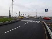 На пересечении Днепровской набережной и проспекта Соборности завершили ремонт дороги